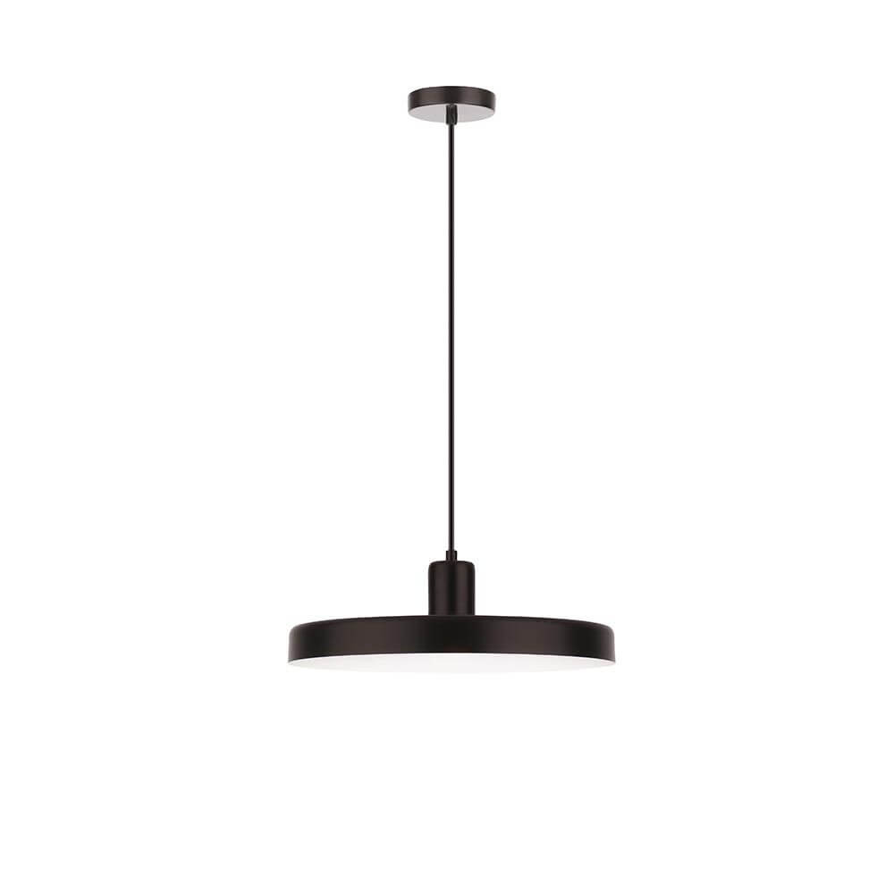 Nova Luce Chioto Hängelampe Matt-Schwarz – matte schwarze Pendelleuchte aus Stahl, dimmbar, E27 Fassung, energieeffizient, modernes schlichtes Design