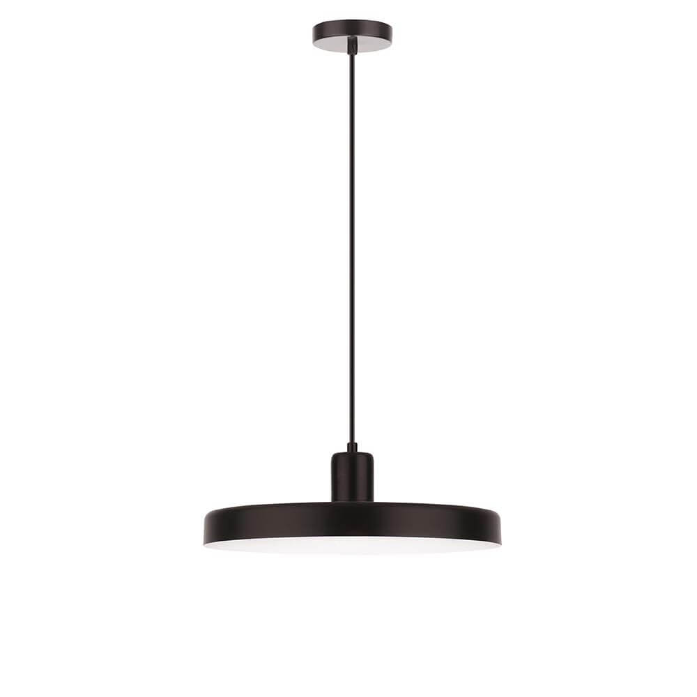 Nova Luce Chioto Hängelampe Matt-Schwarz, matte Stahl-Pendelleuchte mit E27-Fassung, dimmbar, 200-230V, modernes schlichtes Design