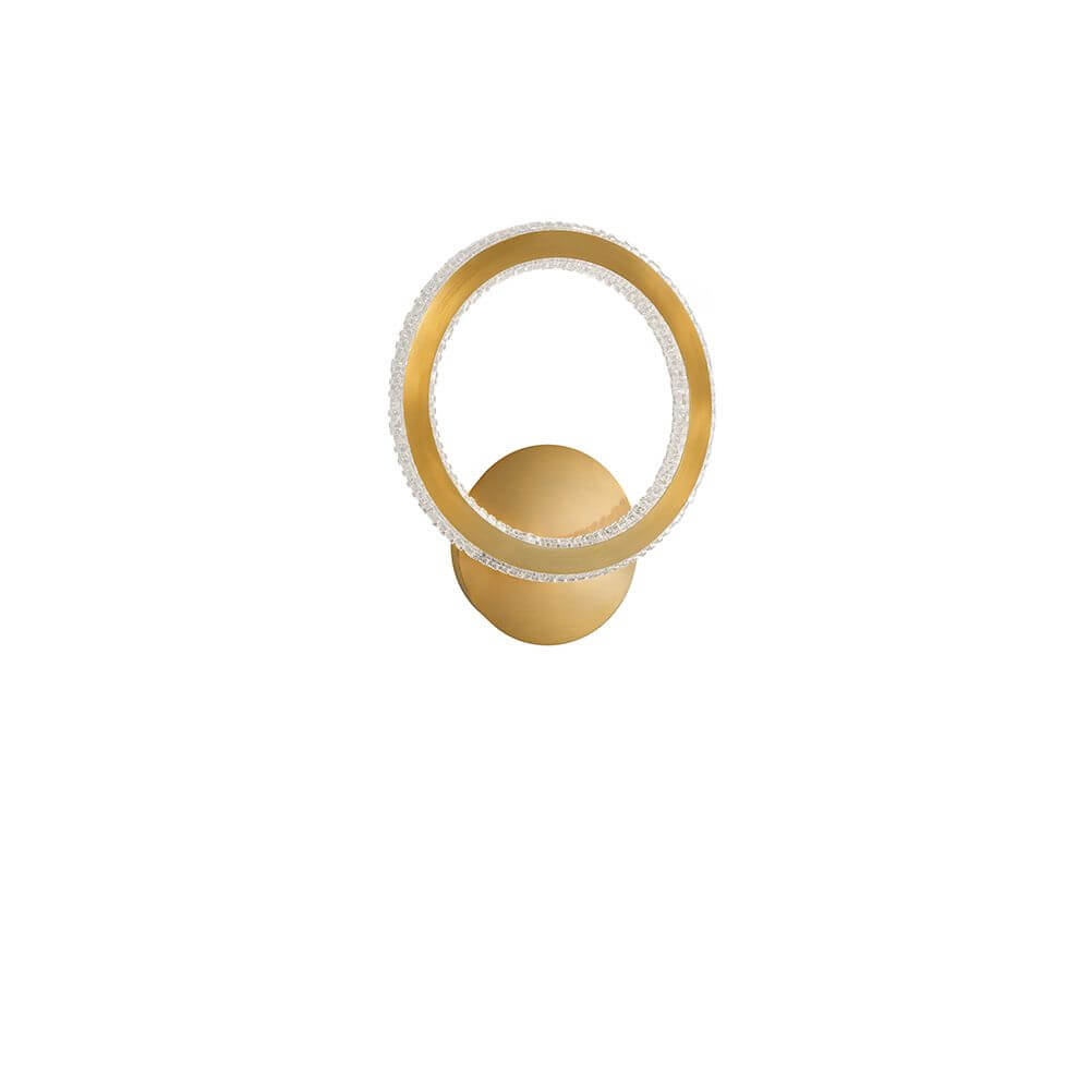Cilion LED Wandlampe Messing, Gold mit modernem Design und elegantem goldenen Finish.