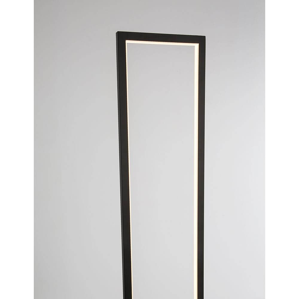 Cornice LED Stehleuchte 153cm Schwarz - moderne Stehleuchte mit schlankem Design und LED-Beleuchtung