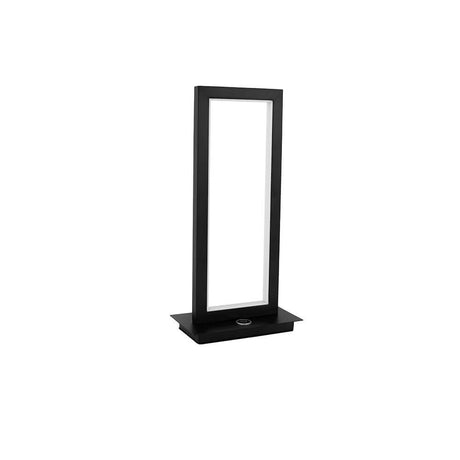Cornice LED lampe de table noire au design moderne, solution d’éclairage élégante pour chaque pièce.