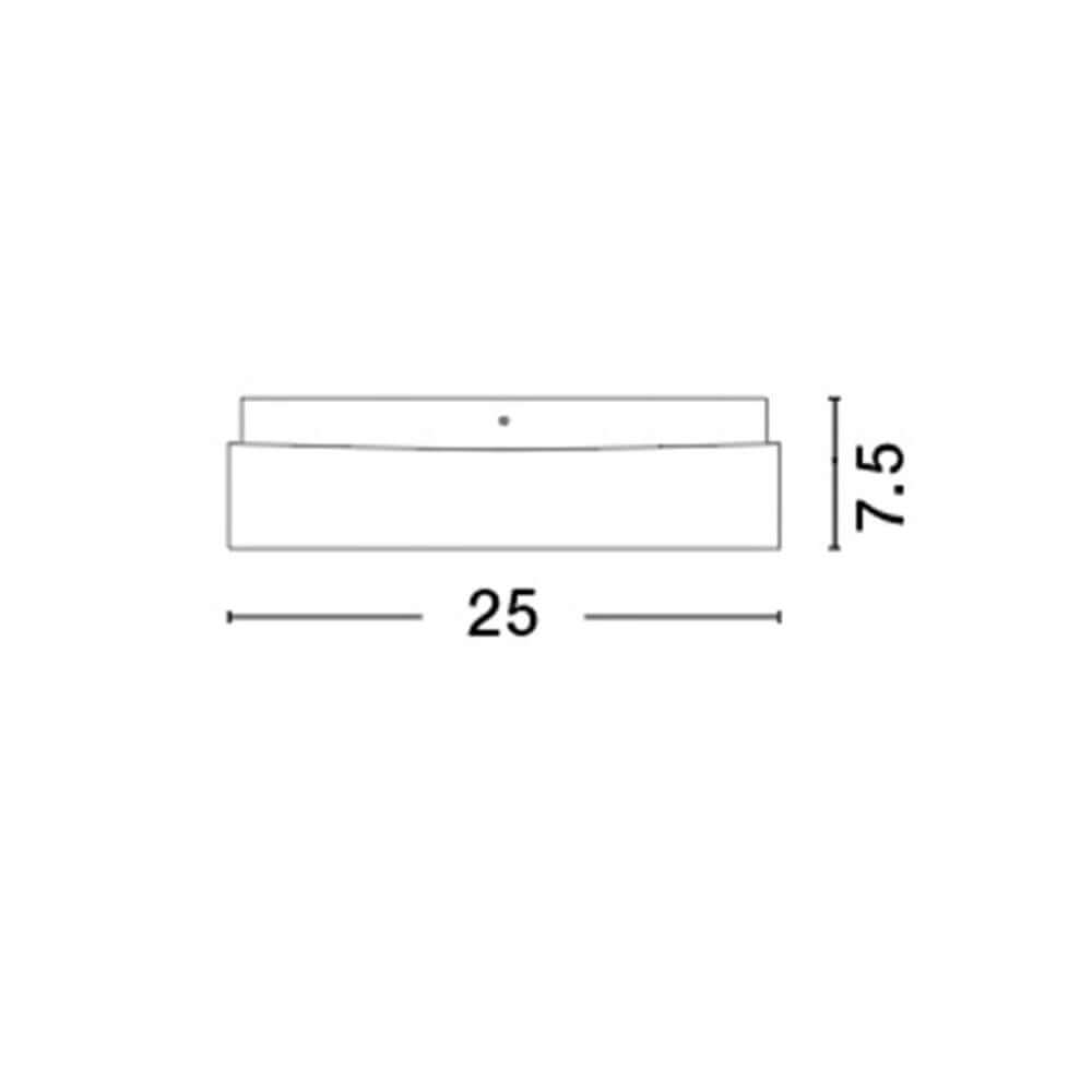 Cube Bad Deckenleuchte Glas