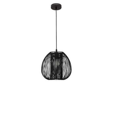 Desire Pendelleuchte Ø 28cm in Schwarz, modernes Design mit geschwungenen Linien, ideal für stilvolle Innenräume.