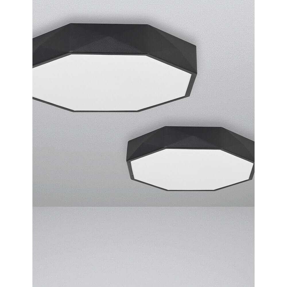 Eben LED Deckenlampe Ø 40cm im minimalistischen Design, perfekte Beleuchtung für moderne Wohnräume.