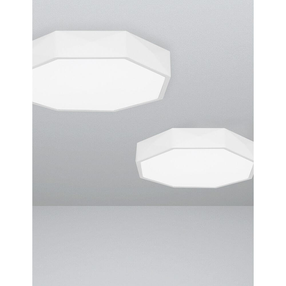 Eben LED Deckenlampe Ø 40cm im minimalistischen Design, ideal für moderne Wohnräume.