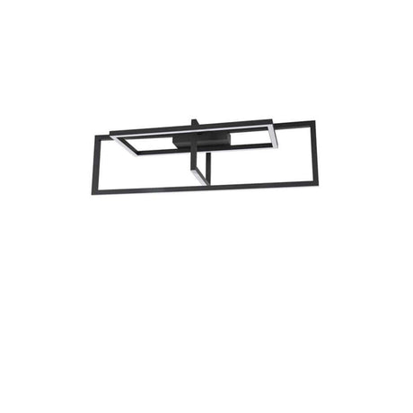 Edgar LED Deckenleuchte 91cm mit modernem Design aus Aluminium und Acryl für stilvolle Innenräume.