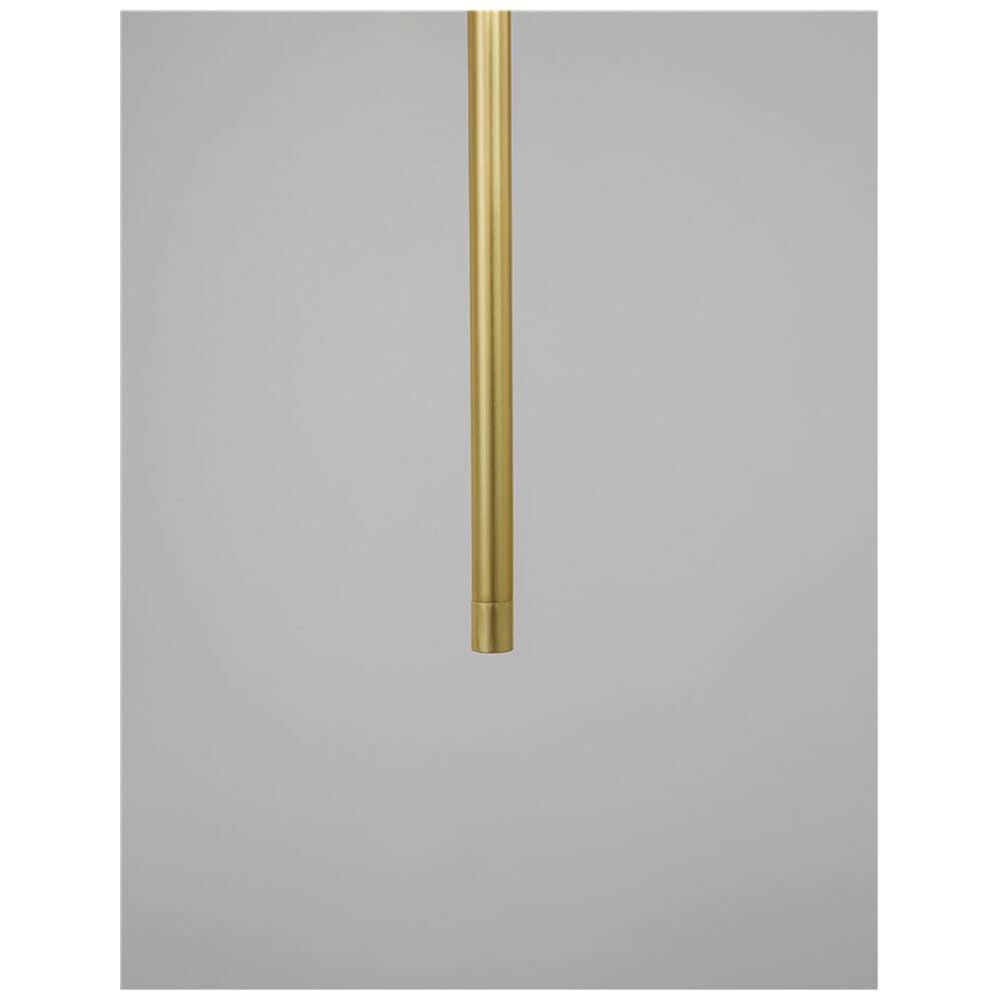 Elettra LED Pendellampe 60cm in Messing Gold – schlanker Aluminium-Leuchtenkörper, filigranes Design für Esstisch oder Wohnzimmer