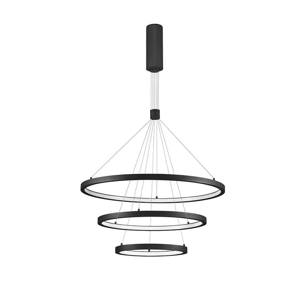 Empatia LED Hängelampe 3 Ringe in modernem, minimalistischem Design mit drei Ringen.
