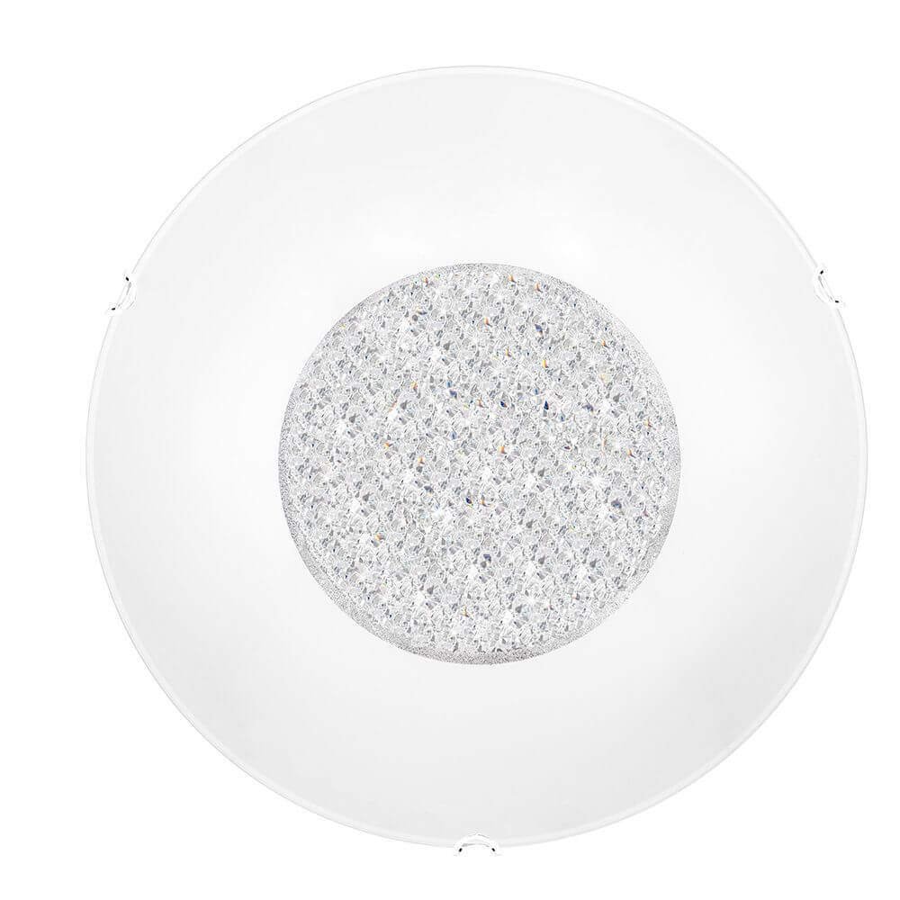 Era Glas-Deckenlampe Kristall Weiß
