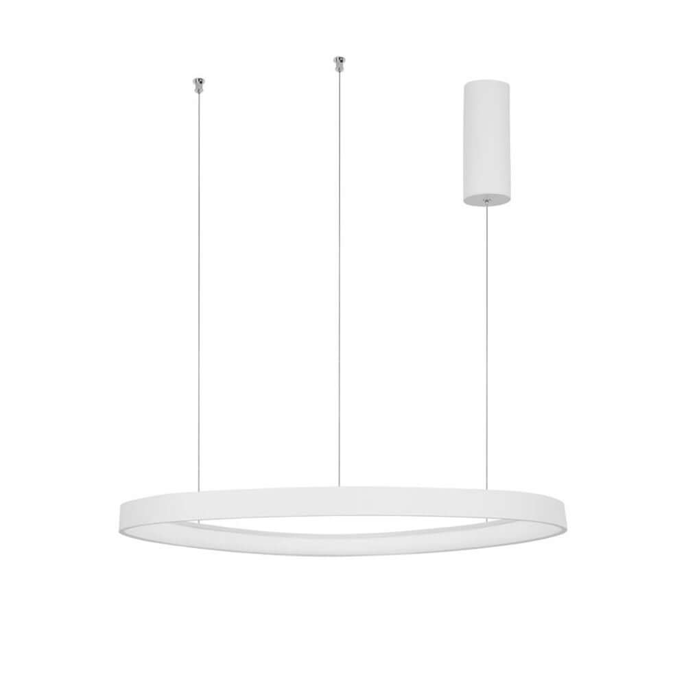 Esteva LED Hängeleuchte Ø 65cm in modernem, minimalistischem Design aus Aluminium und Acryl.