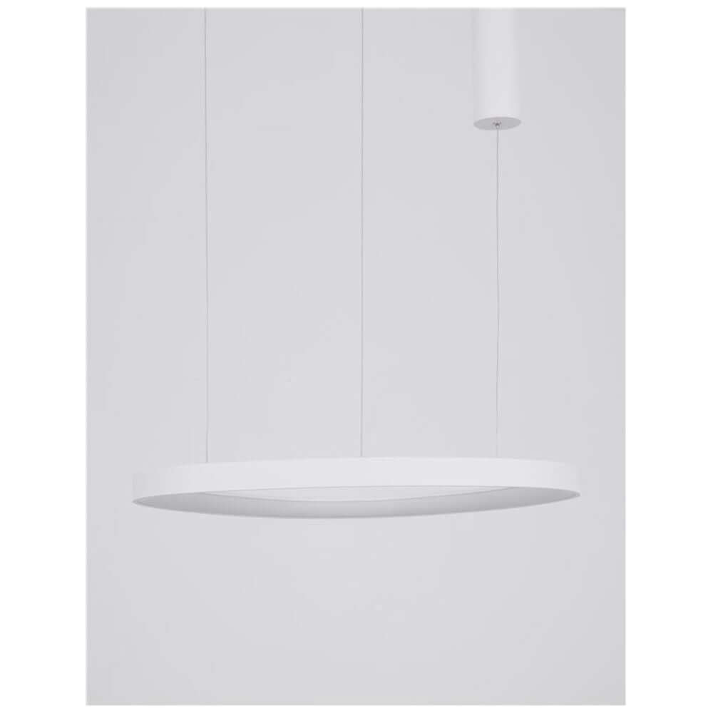 Esteva LED Hängeleuchte Ø 65cm, moderne Deckenleuchte mit minimalistischem Design und warmweißem Licht.