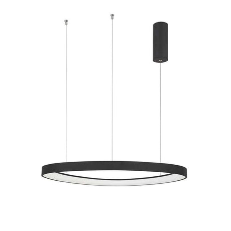 Esteva LED Hængelampe Ø 65cm i moderne, minimalistisk design af aluminium og akryl.