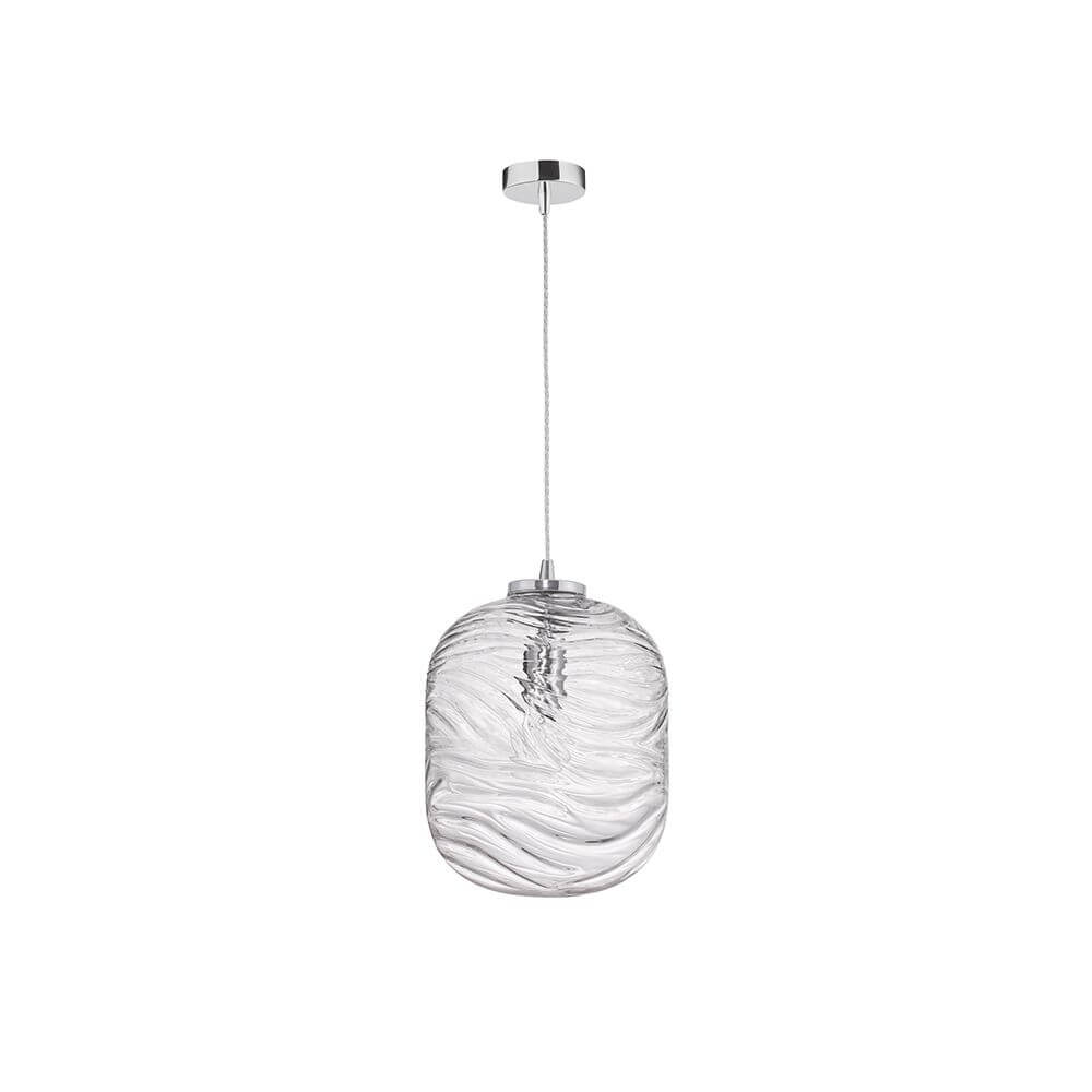 Ficato Glas-Pendellampe mit elegantem, transparentem Glasdesign und modernem Stil.