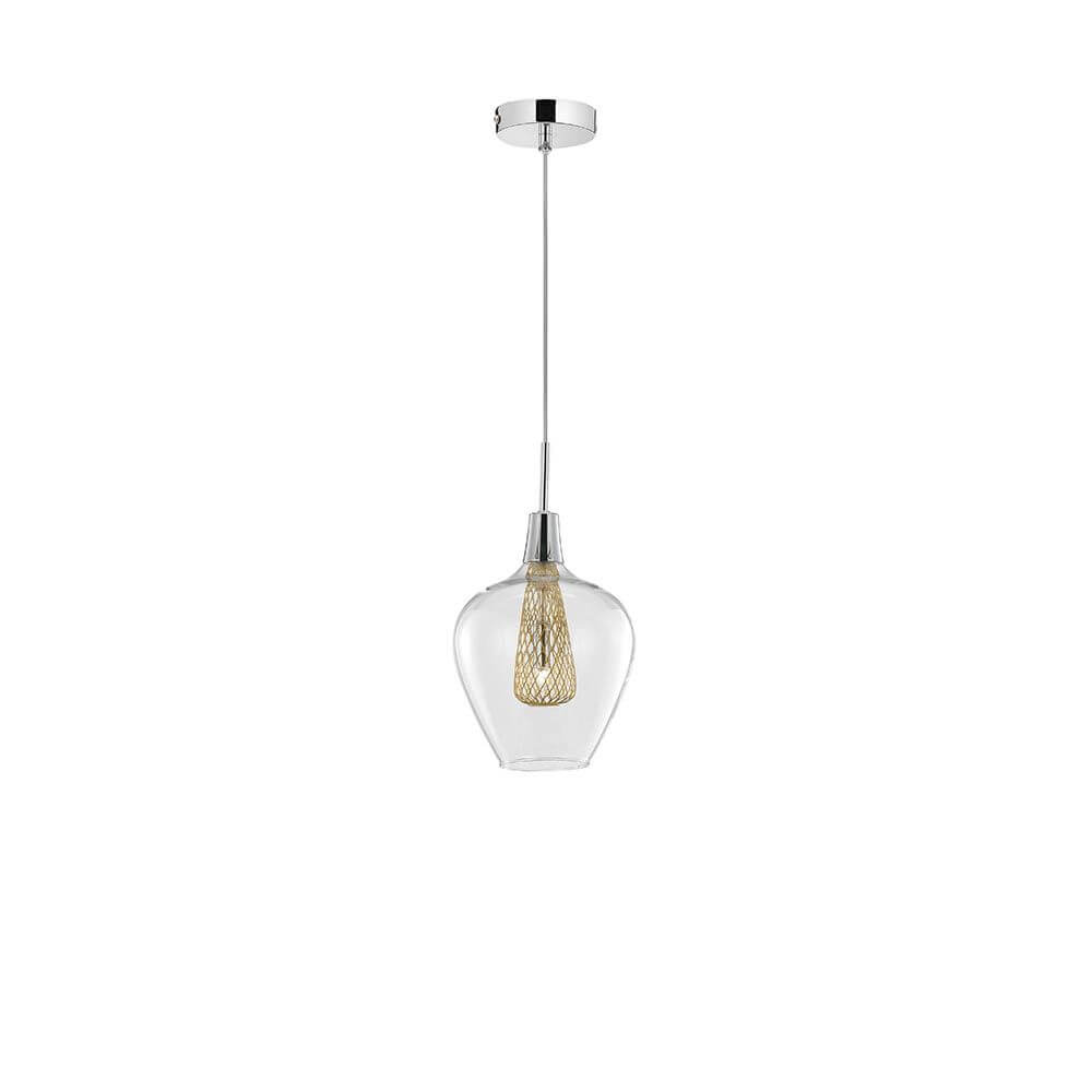 Filo Pendelleuchte Ø 18cm Glas Gold
