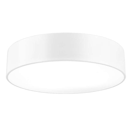 Finezza Deckenlampe Matt Metall in modernem, schlichtem Weiß für stilvolle Beleuchtung.