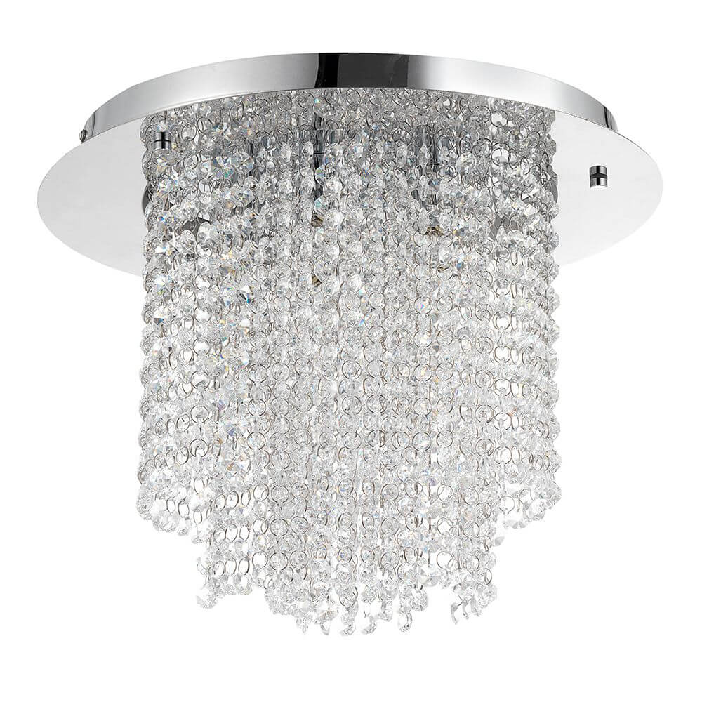 Fontana Deckenlampe K9 Kristall mit elegantem Design und handgeschliffenem K9-Kristall.