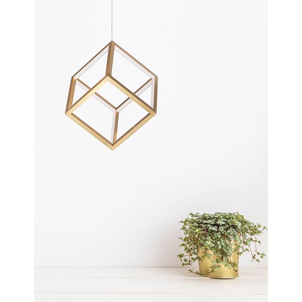 Gabbia LED Pendellampe Würfel 25cm³