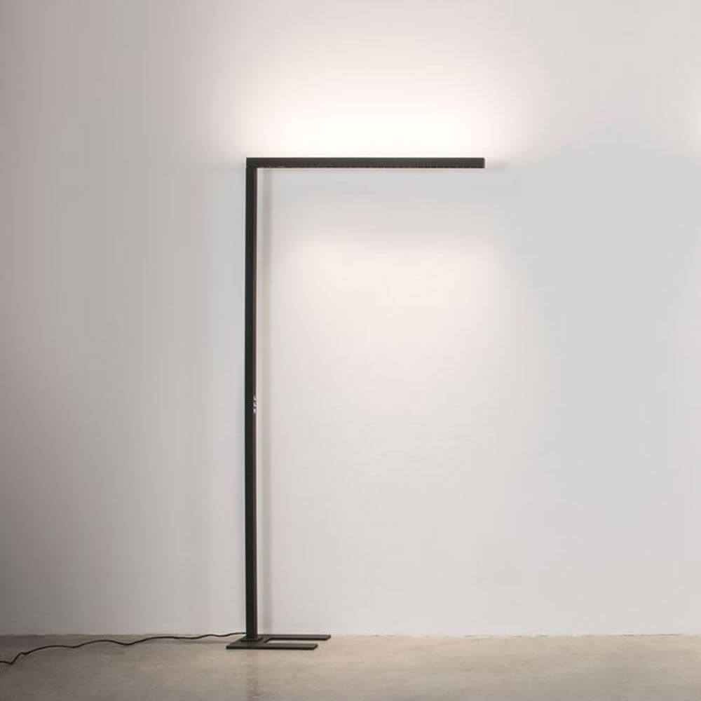 Gal Büro Arbeitsplatzleuchte Stehleuchte LED Dimmbar in modernem Design, ideal für ergonomische Beleuchtung im Büro.