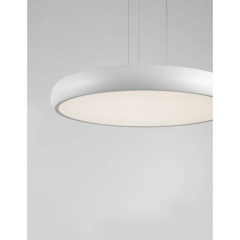 Gap LED Hängelampe Ø 51cm - moderne Deckenleuchte mit minimalistischem Design aus Aluminium und Acryl.