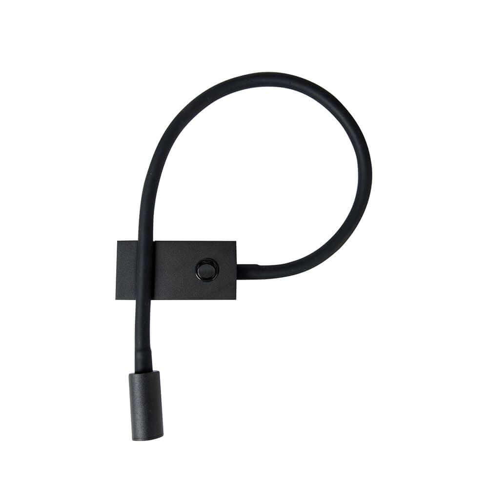 Nova Luce Geneva LED Wandlampe in modernem Design mit flexiblem Arm und integrierter LED-Beleuchtung.