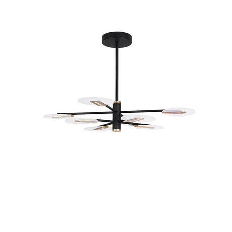 Genti LED-pendellampe Gold, Klar med moderne design og elegant lysfordeling for stue og spisebord.