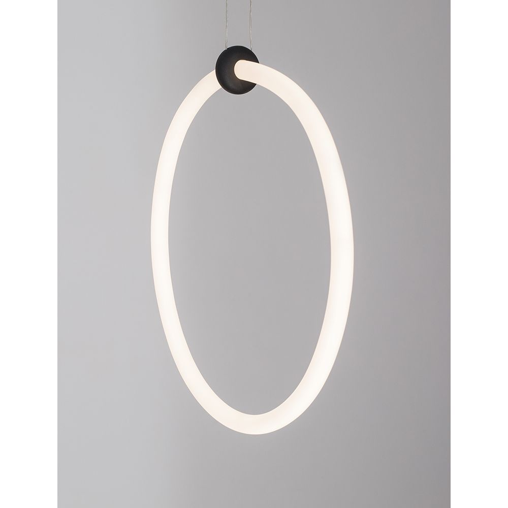 Moderne Girdino LED Acryl-Hängeleuchte in elegantem Weiß mit minimalistischer Form, ideal für jeden Raum.