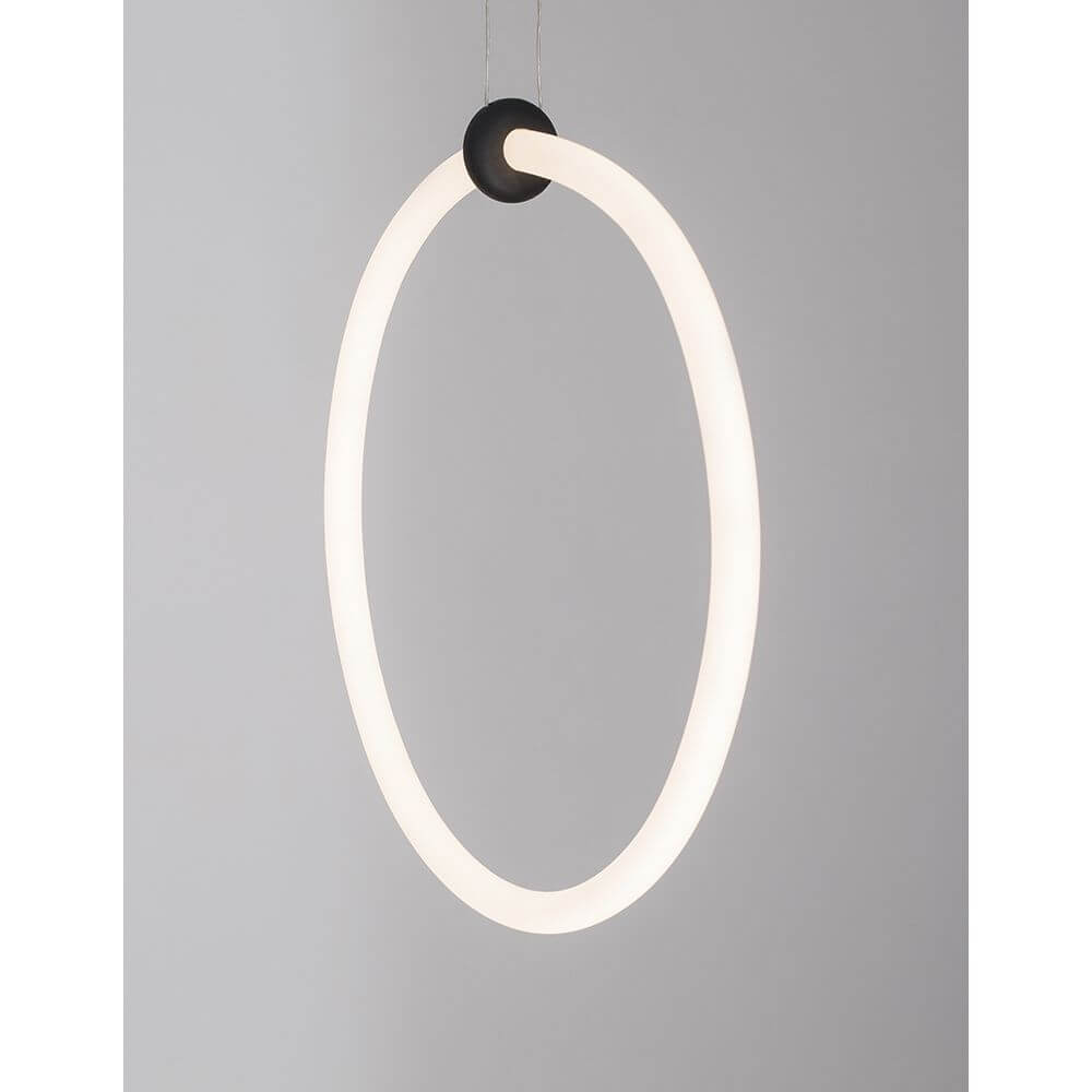 Girdino LED Acryl-Hängeleuchte Weiß in modernem Design, ideal für verschiedene Wohnräume.