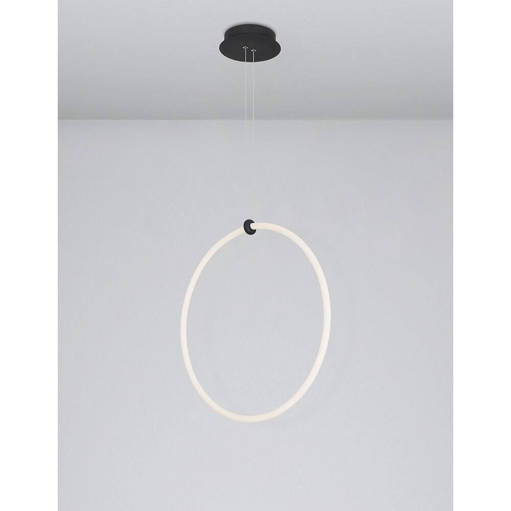 Girdino LED Runde Hängelampe Ø 59,5cm in modernem Design, ideal für Ess- oder Wohnzimmer.