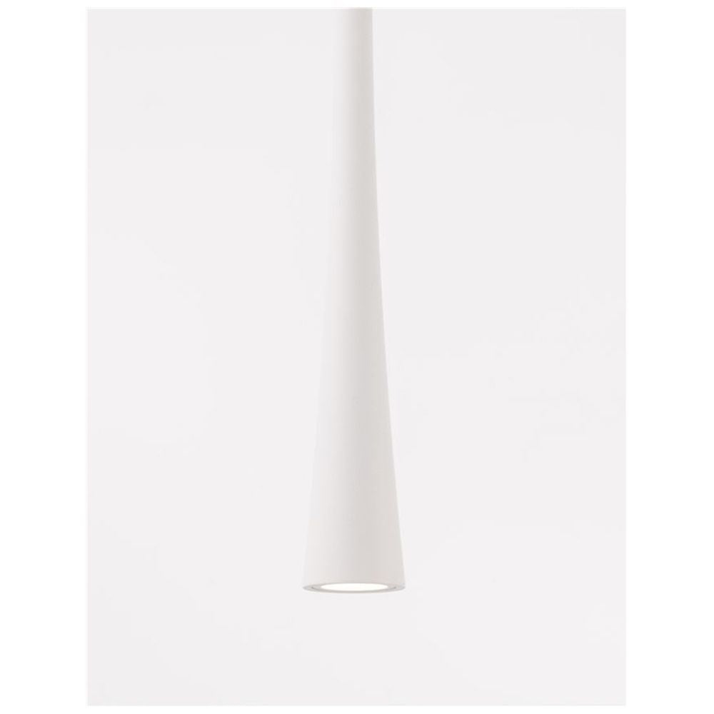 Goccio LED Pendellampe in Weiß, modernes Design für stilvolle Beleuchtung in jedem Raum.