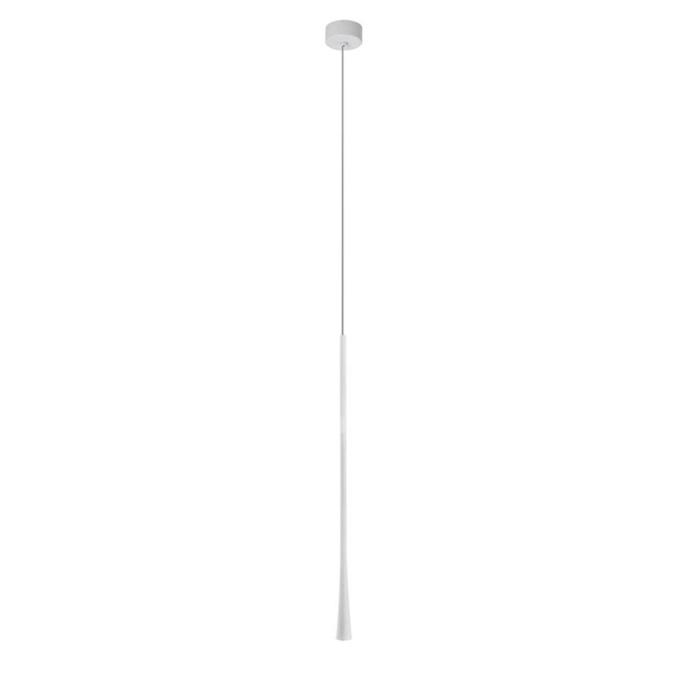 Goccio LED Pendellampe in Weiß, elegante hängende Beleuchtung für modernes Wohndesign.