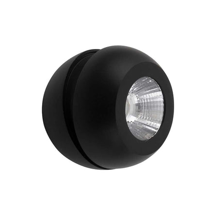 Gon LED Spot Ø 11cm justerbar i moderne design med svart корпус og klart lampelys.