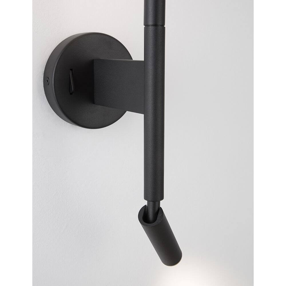 Handy LED Wandlampe 2-flammig in schwarzem Design, ideal für modernes Wohnen.