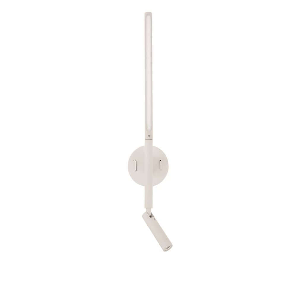 Handy LED Wandlampe 2-flammig in modernem Design, schwenk- und drehbar für individuelles Licht.
