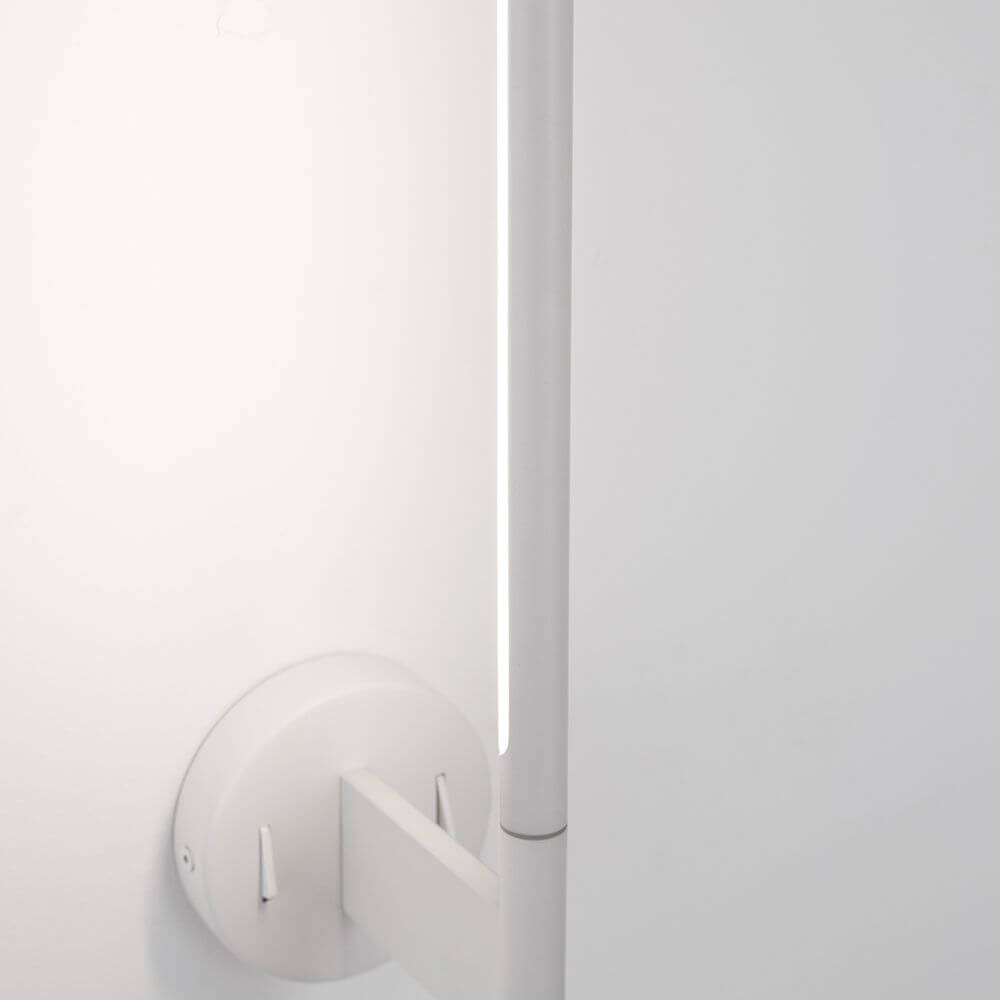 Handy LED Wandlampe 2-flammig in modernem Design mit schwenkbarem Lichtarm.