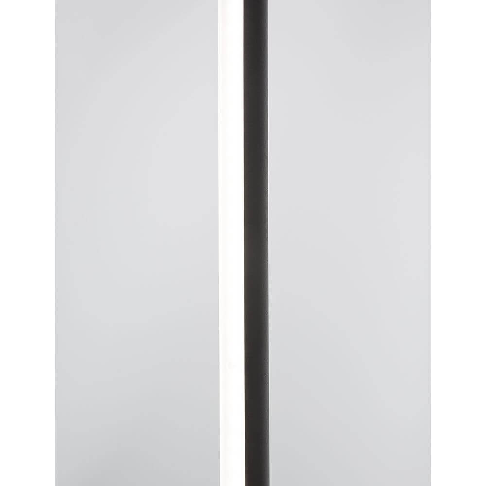 Handy LED Stab Hängeleuchte Schwarz - minimalistische Pendelleuchte mit warmweißem Licht.