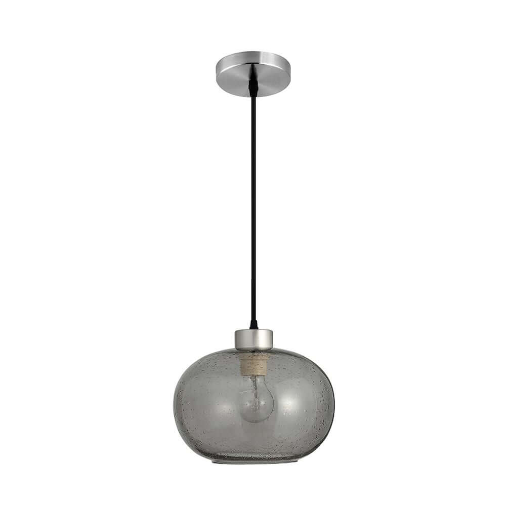 Jade Hängelampe aus Geblasenem Glas mit stilvollem Design und seidenmattem Finish.