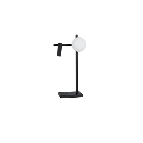 Joline LED Tischleuchte Schwarz mit modernem Design und stilvollem schwarzen Finish.