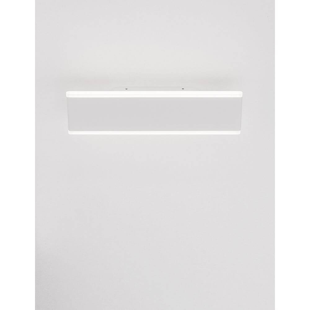 Nova Luce Line LED Wandlampe Acryl – moderne weiße Wandlampe aus Acryl mit schlankem, rechteckigem Design