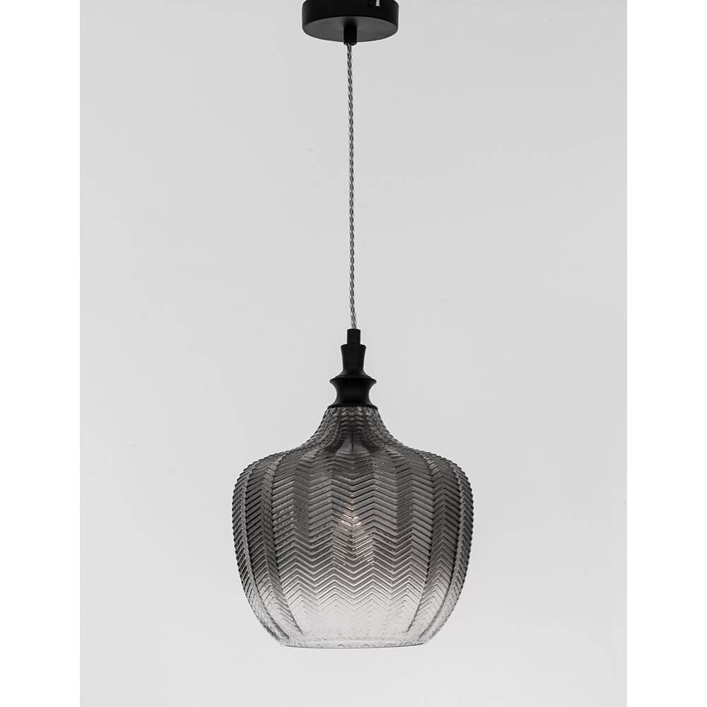Loni Glas-Pendellampe Verlaufend Farbig mit eleganter Glasglocke und stilvollem Design.