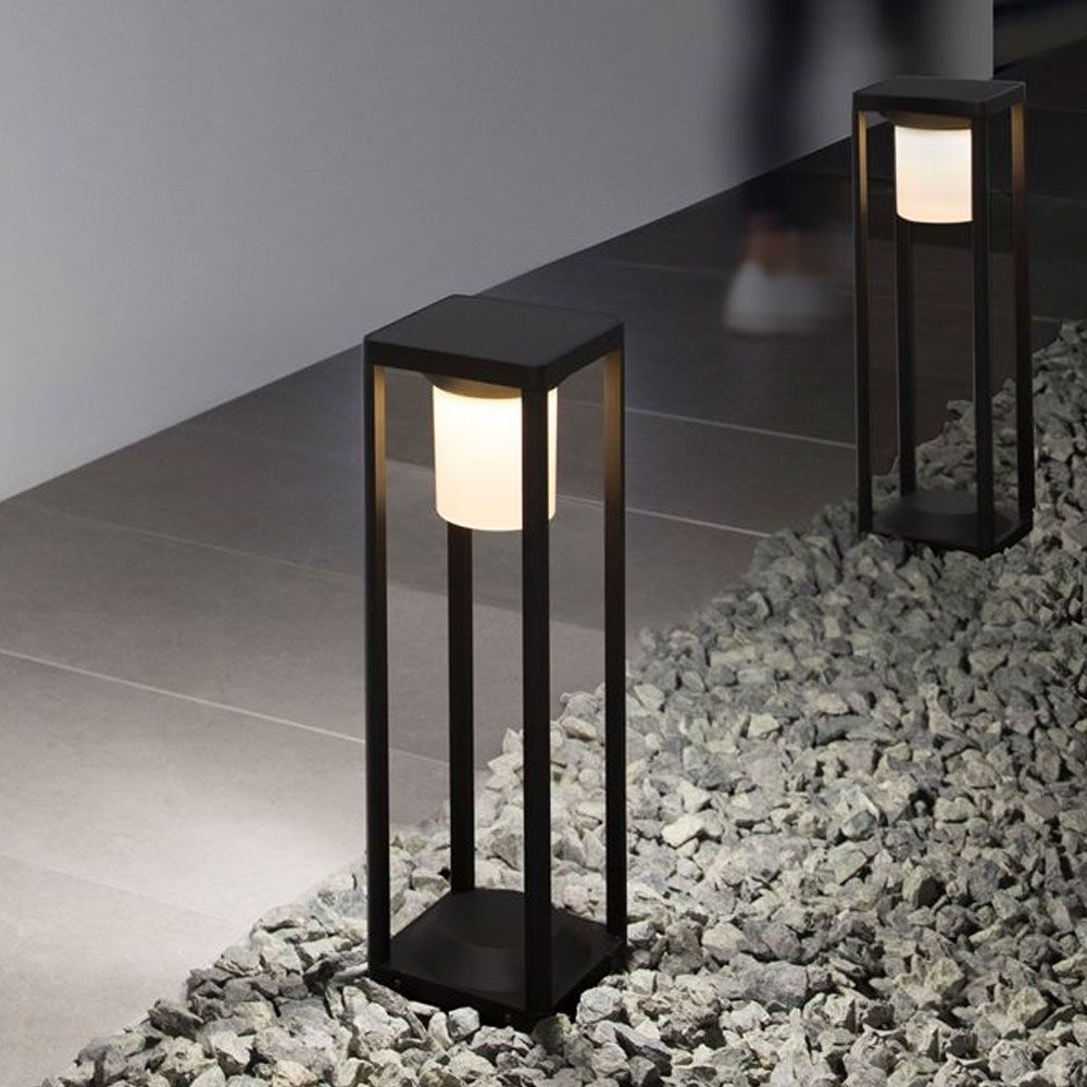 Loveto Poller Solarleuchte mit Bewegungsmelder, stilvolle Beleuchtung ohne Strom, ideal für Außenbereiche.