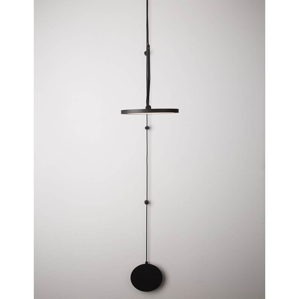 Luccelo LED Wand- & Hängelampe Metall in modernem Design mit schwarzer Oberfläche