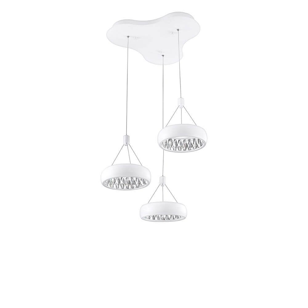 Lumi LED Hängelampe 3-flammig Weiß