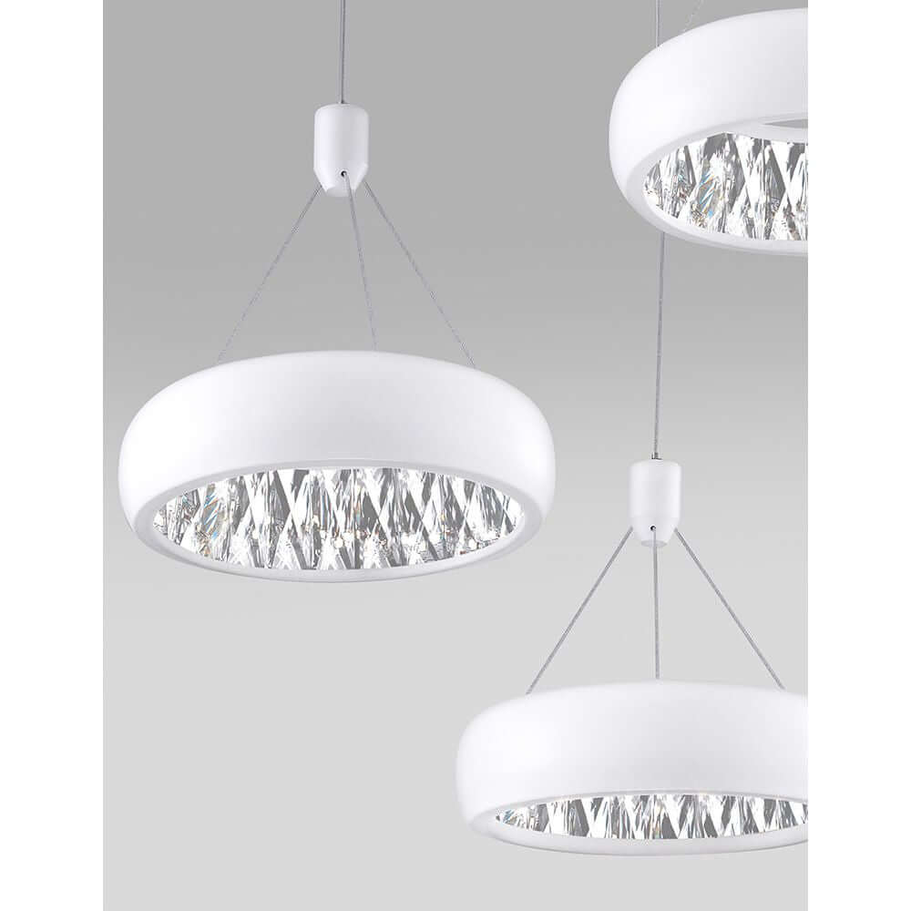 Lumi LED Hängelampe 3-flammig Weiß