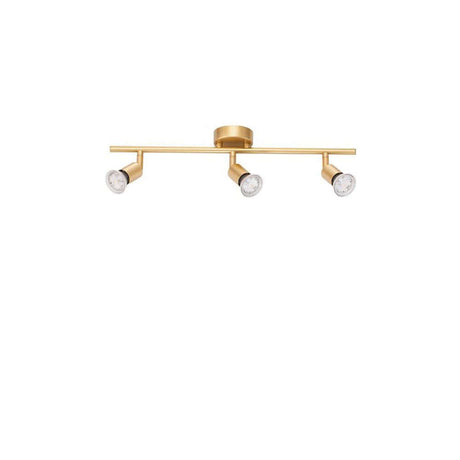 Lup 3-light bar spotlight made of metal in a modern design with adjustable spotlights for optimal light distribution.