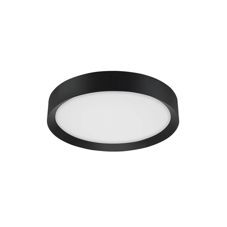 Alt Tag: Luton LED Deckenleuchte Ø 55cm – moderne schwarze runde Deckenleuchte, energiesparende LED für Esszimmer, Flur, Schlaf- oder Wohnzimmer