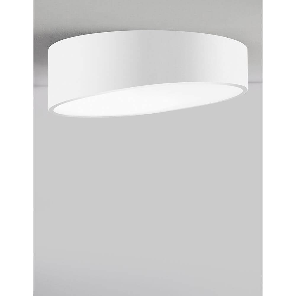 Maggio LED Deckenlampe Ø 50cm Metall Acryl - moderne Deckenleuchte in Weiß für vielseitige Räume.