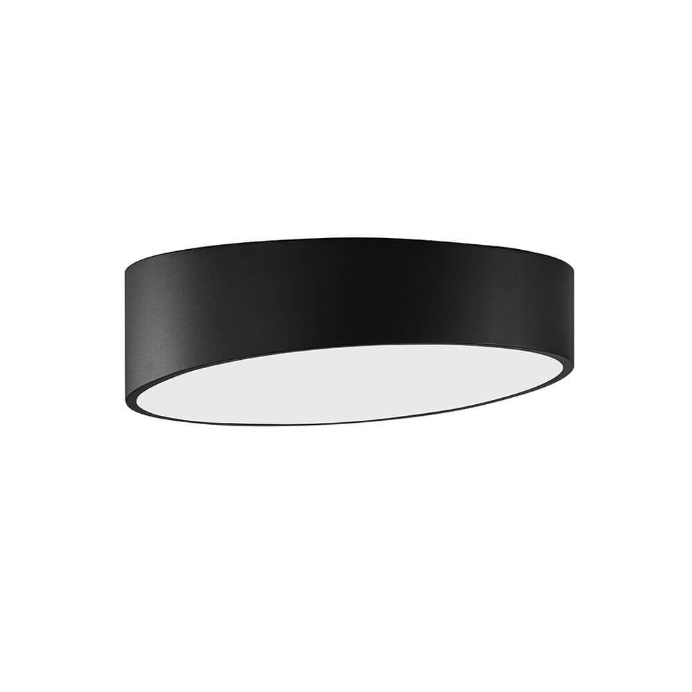 Maggio LED Deckenlampe Ø 50cm Metall Acryl in modernem, schwarzem Design, ideal für jeden Raum.