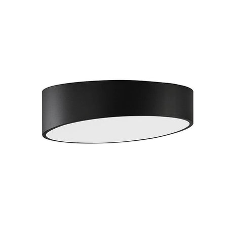Maggio LED Deckenlampe Ø 50cm Metall Acryl in modernem, schwarzem Design, ideal für jeden Raum.