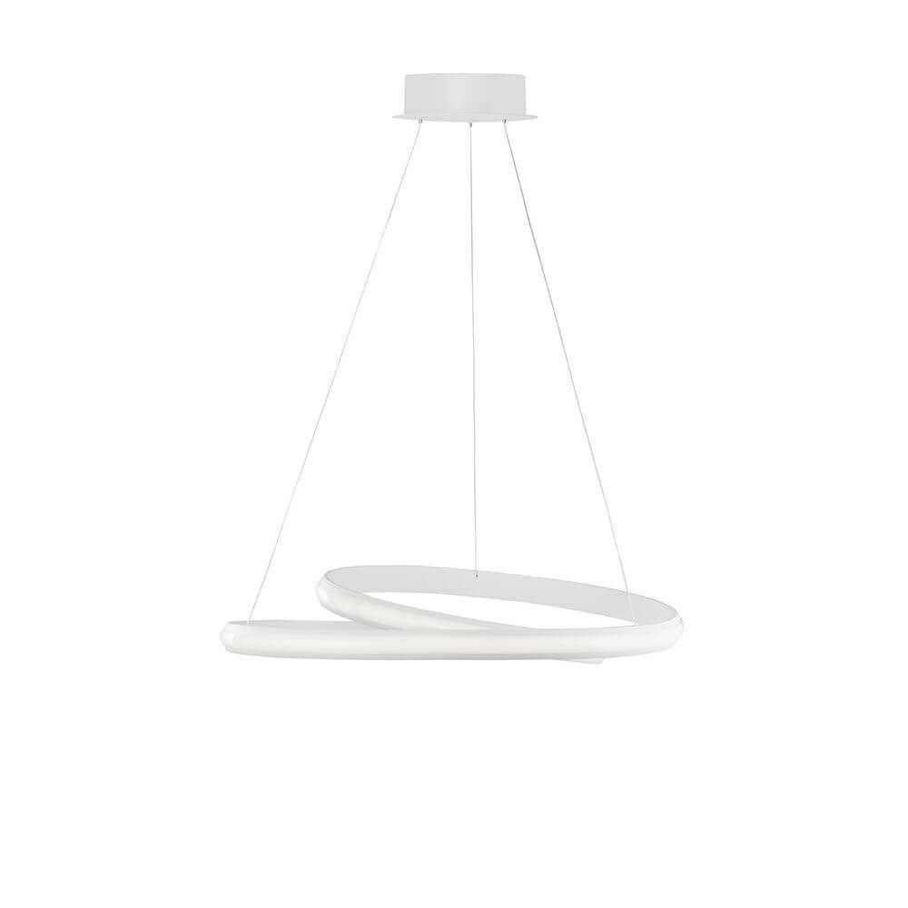 Malvi LED Hängelampe Sandig-Schwarz überhängende Deckenleuchte mit modernem Design und guter Lichtverteilung.