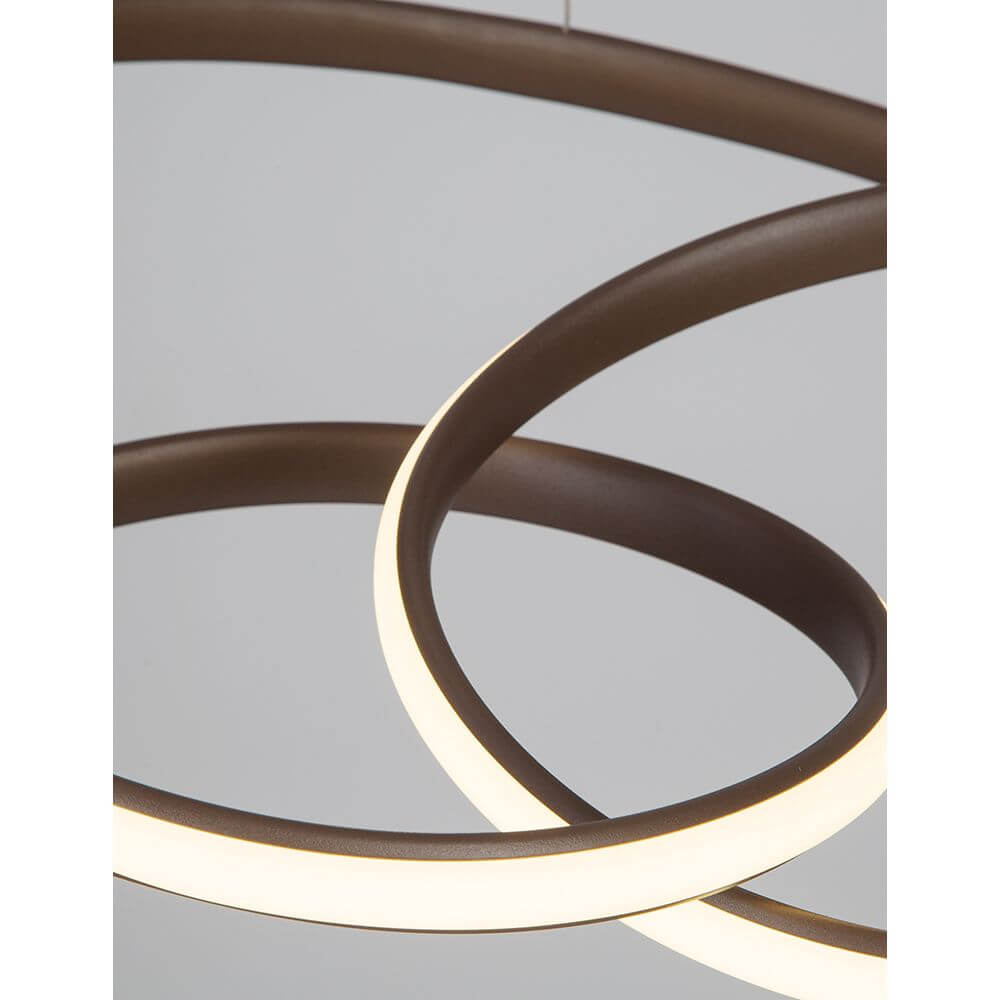 Menton LED Hängeleuchte, moderne Pendelleuchte mit elegantem Design aus Aluminium und Acryl.